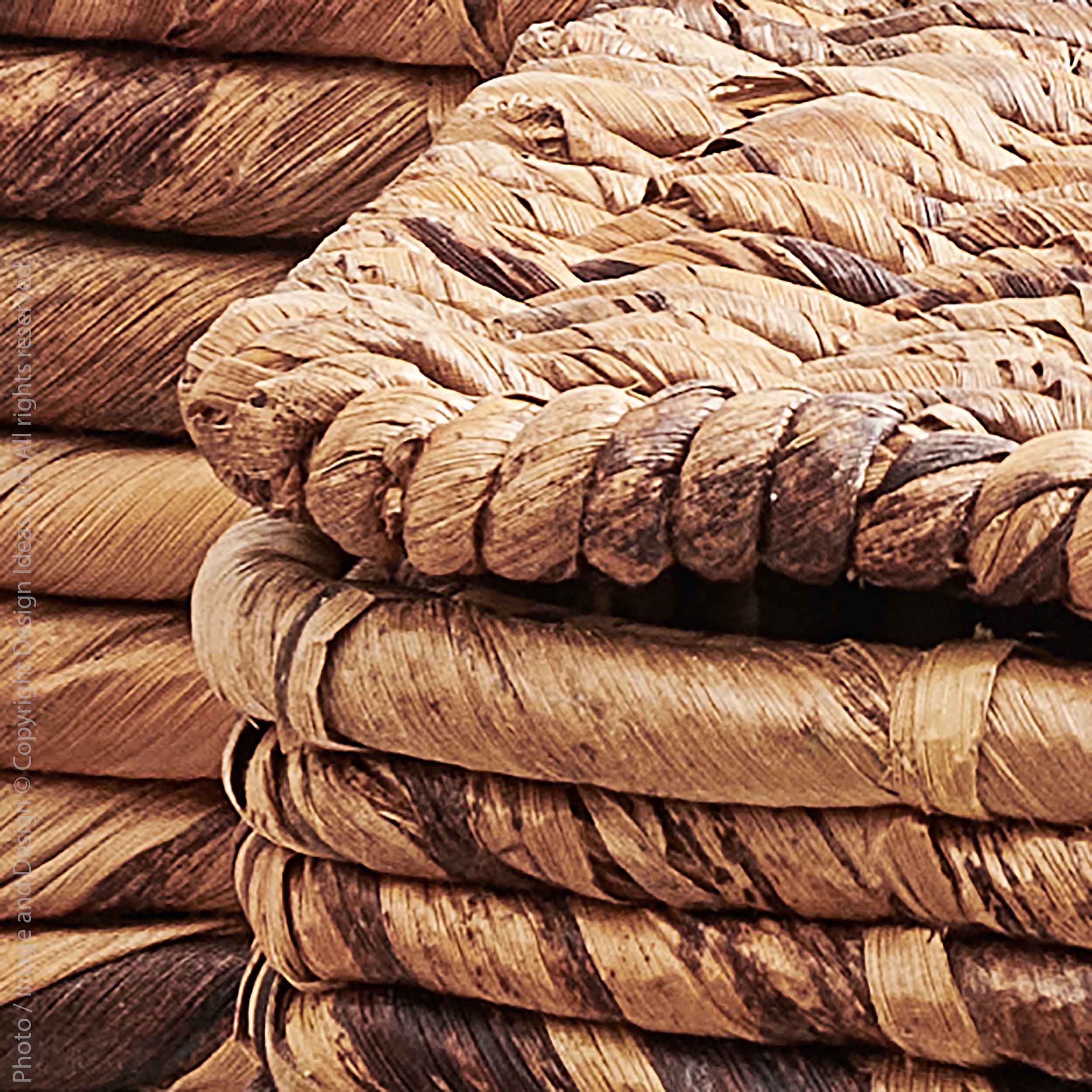 Abaca Examples Wentworth™ Woven Abaca Basket (set of 5) - texxture™