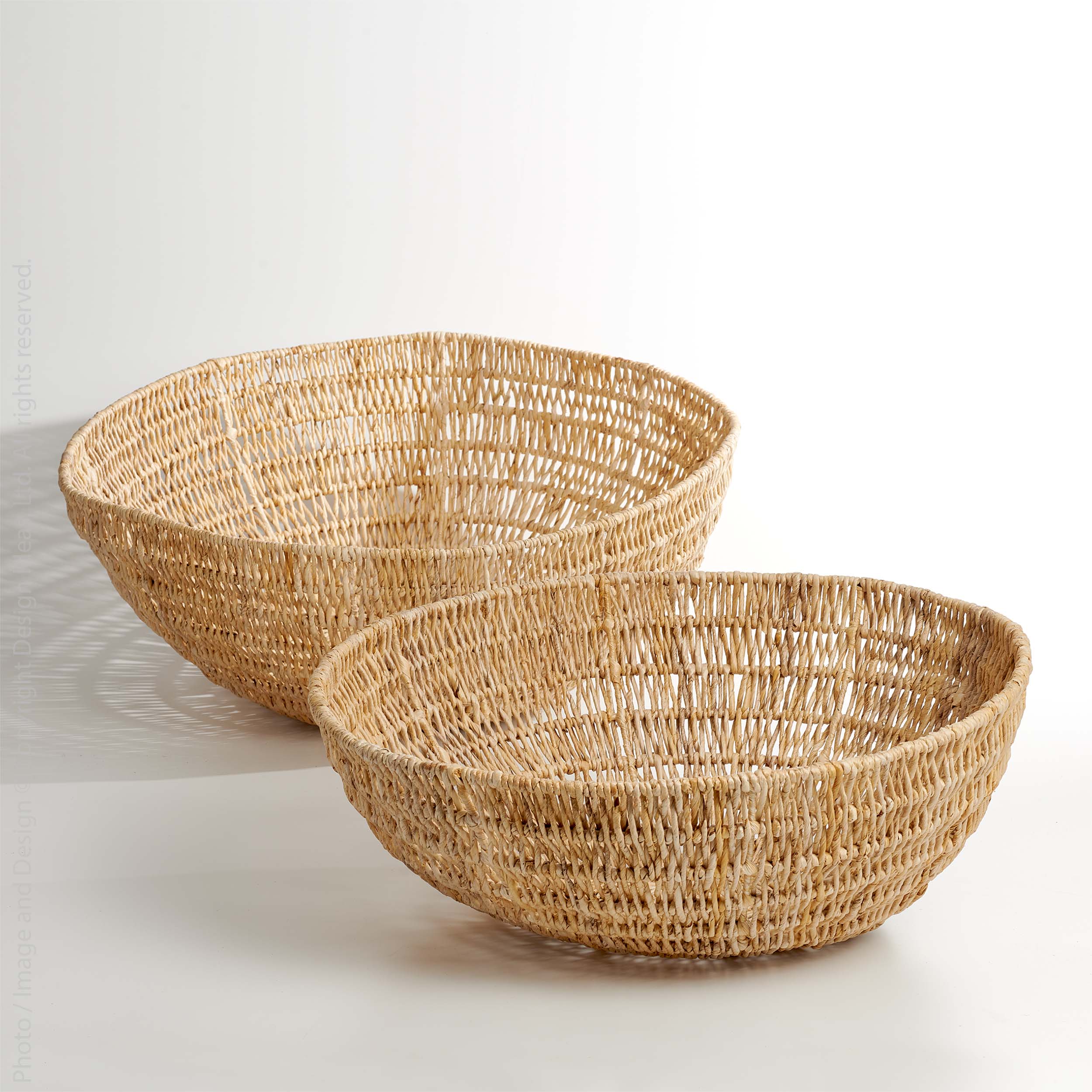 高い信頼 厚い信頼 Mira™ texxture – 2) of (set basket Abaca Woven バッグ