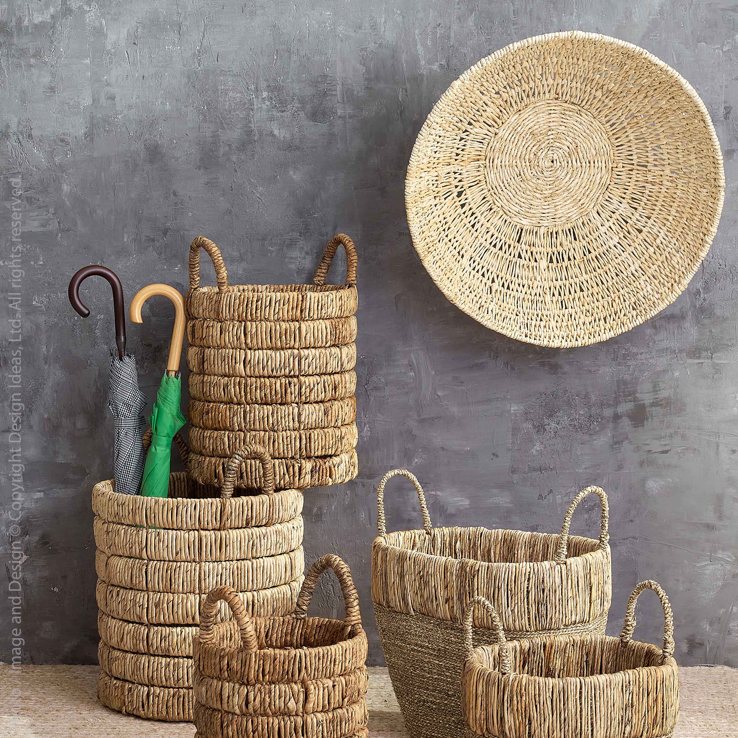 Mira™ Woven Abaca basket (set of 2) – texxture