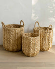 Luzzano™ Water Hyacinth basket (set of 3)