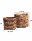 Roletta™ banana bark basket (set of 2)