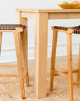 Visby™ Leather Bar Stool