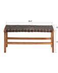 Visby™ bench (leather)