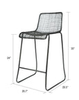 Sonoma™ iron counter stool