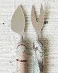 Piedmont™ marble cheese knives (set of 2)