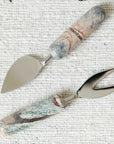 Piedmont™ marble cheese knives (set of 2)