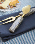 Mirana™ marble cheese knives (set of 2)