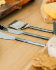 Tomini™ Hand Forged Stainless Steel Cheese Knives (set of 3)