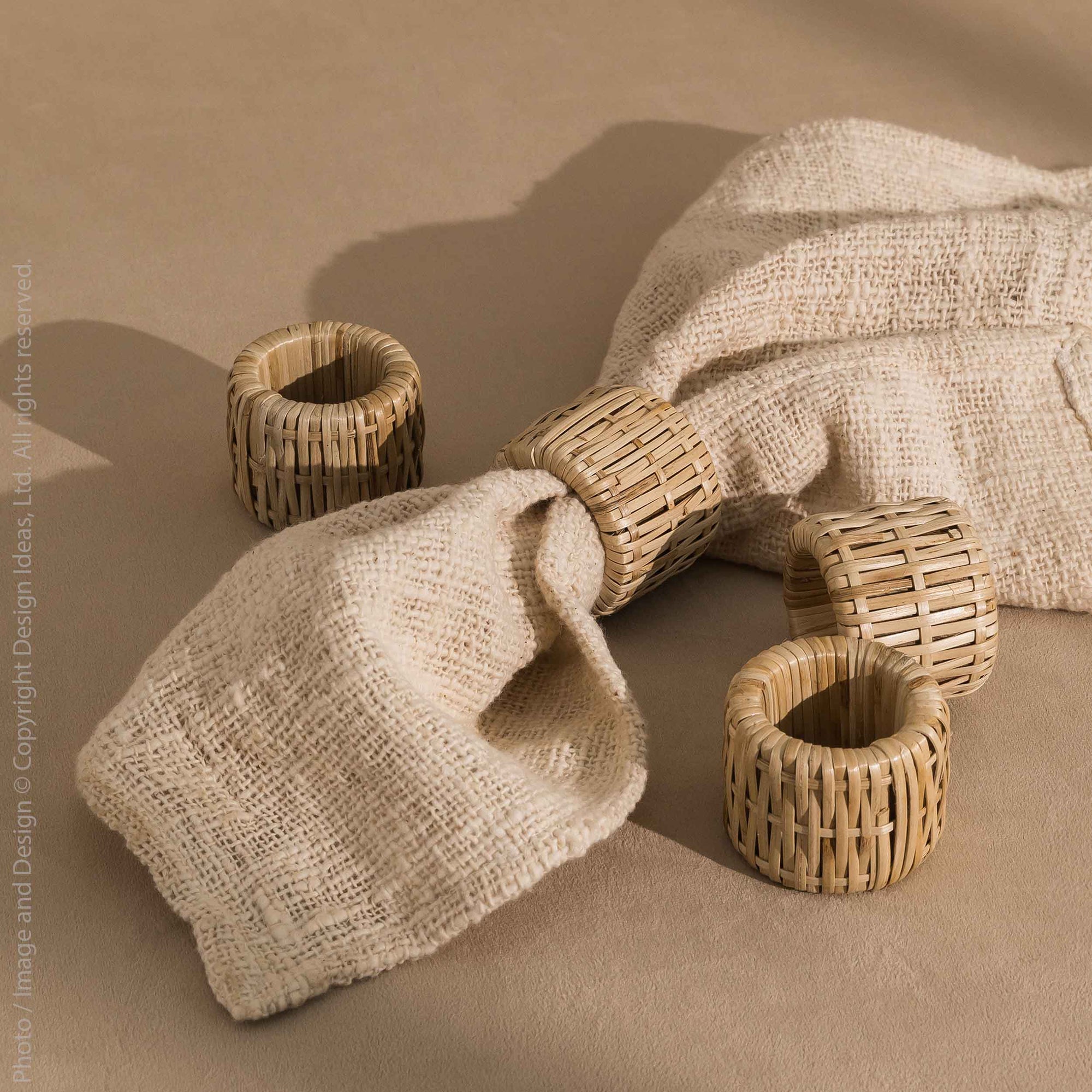 Capri™ Loosely Woven Cotton Napkins (Set of 4)