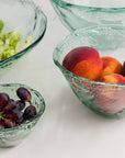 Nile River recycled glass serving bowl (16 in.)