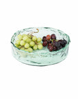 Nile River recycled glass bowl (11.8 in dia x 3 in.)