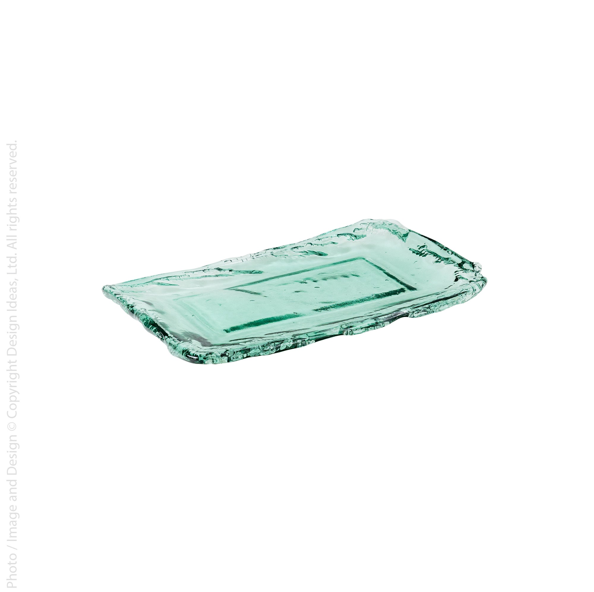 Nile River recycled glass platter