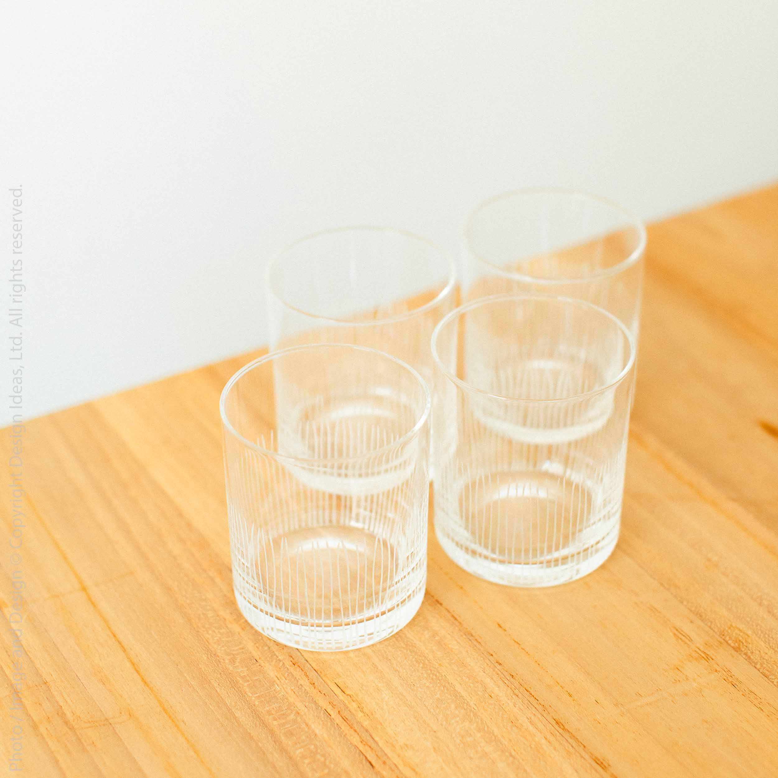 Endra™ 11 oz. Mould Blown Glass Drinking Glass (set of 4)