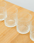 Endra™ Hand Carved Glass Drinking Glass (11 oz. - set of 4)