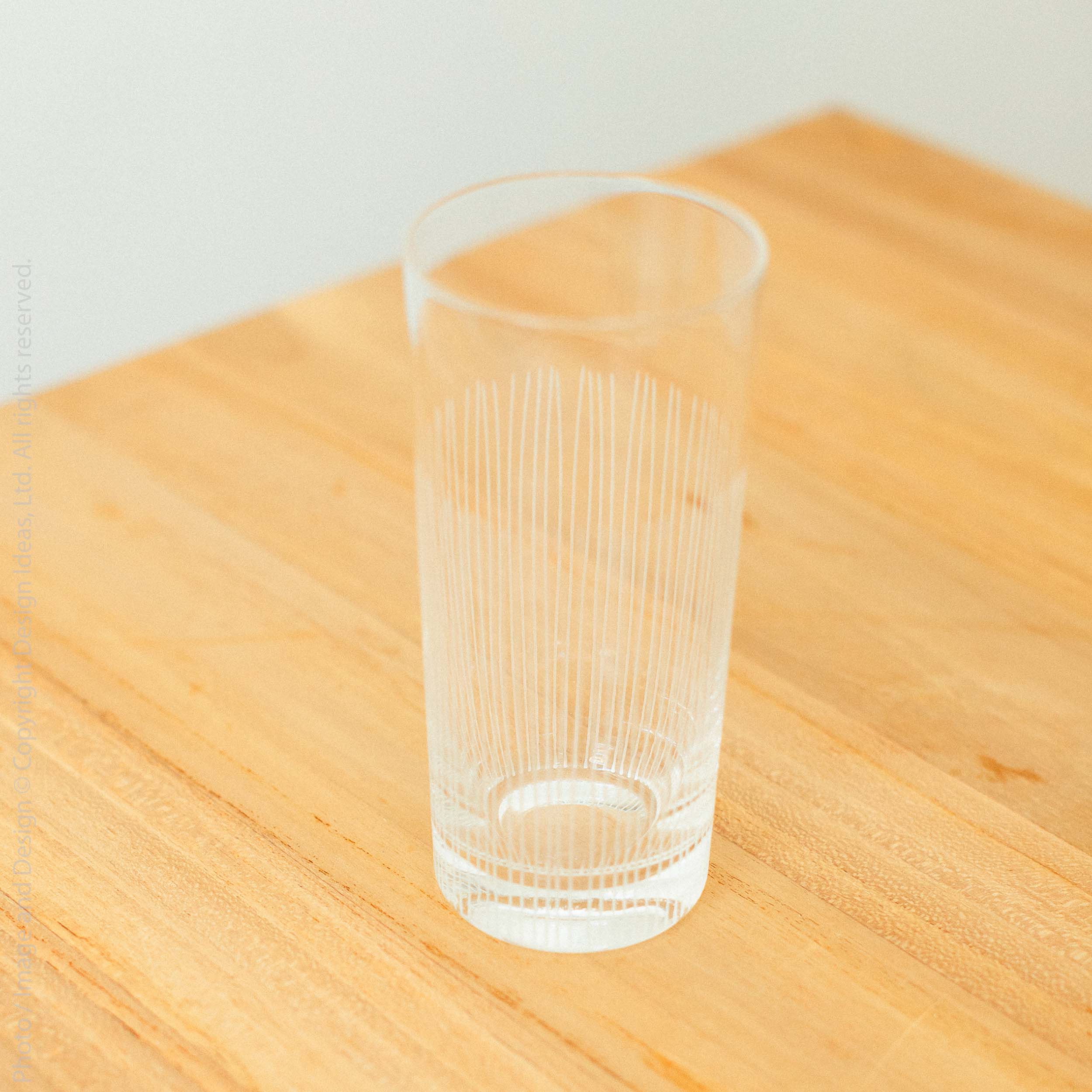 Endra™ 16 oz. Mould Blown Glass Drinking Glass