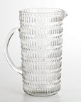 Morse™ recycled mouth blown glass  pitcher