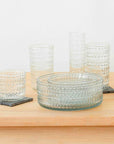 Morse™ recycled mouth blown glass salad bowl