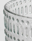 Morse™ recycled mouth blown glass salad serving bowl