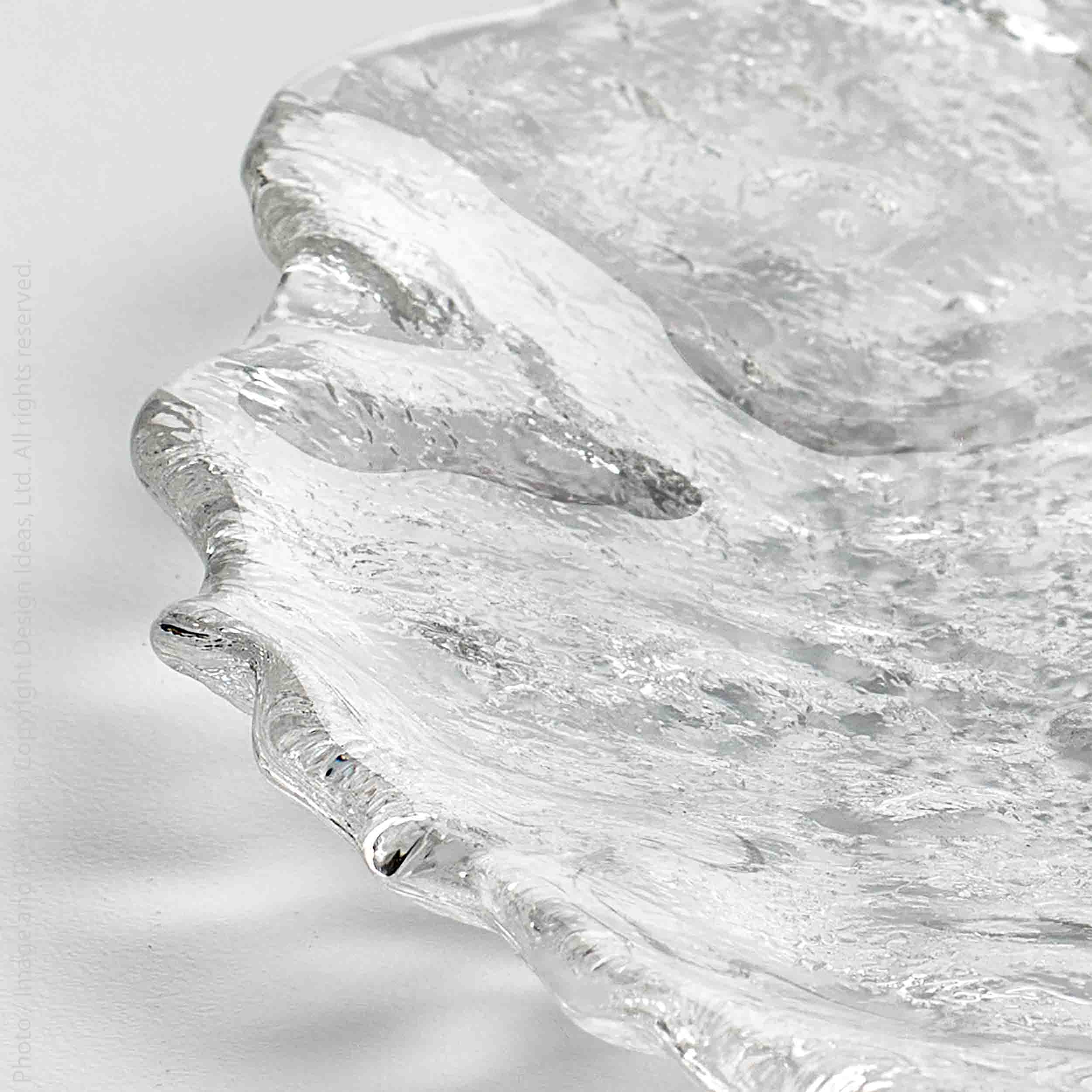 Emilia™ glass appetizer plate – texxture