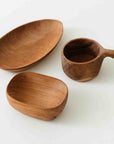 Chiku™ Teak Teardrop Bowl