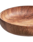 Chiku™ Carved Teak Wood Bowl (9.8 in.)