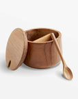 Chiku™ teak wood salt & pepper cellar