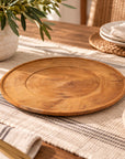 Takara™ Teak Root Centerpiece Plate
