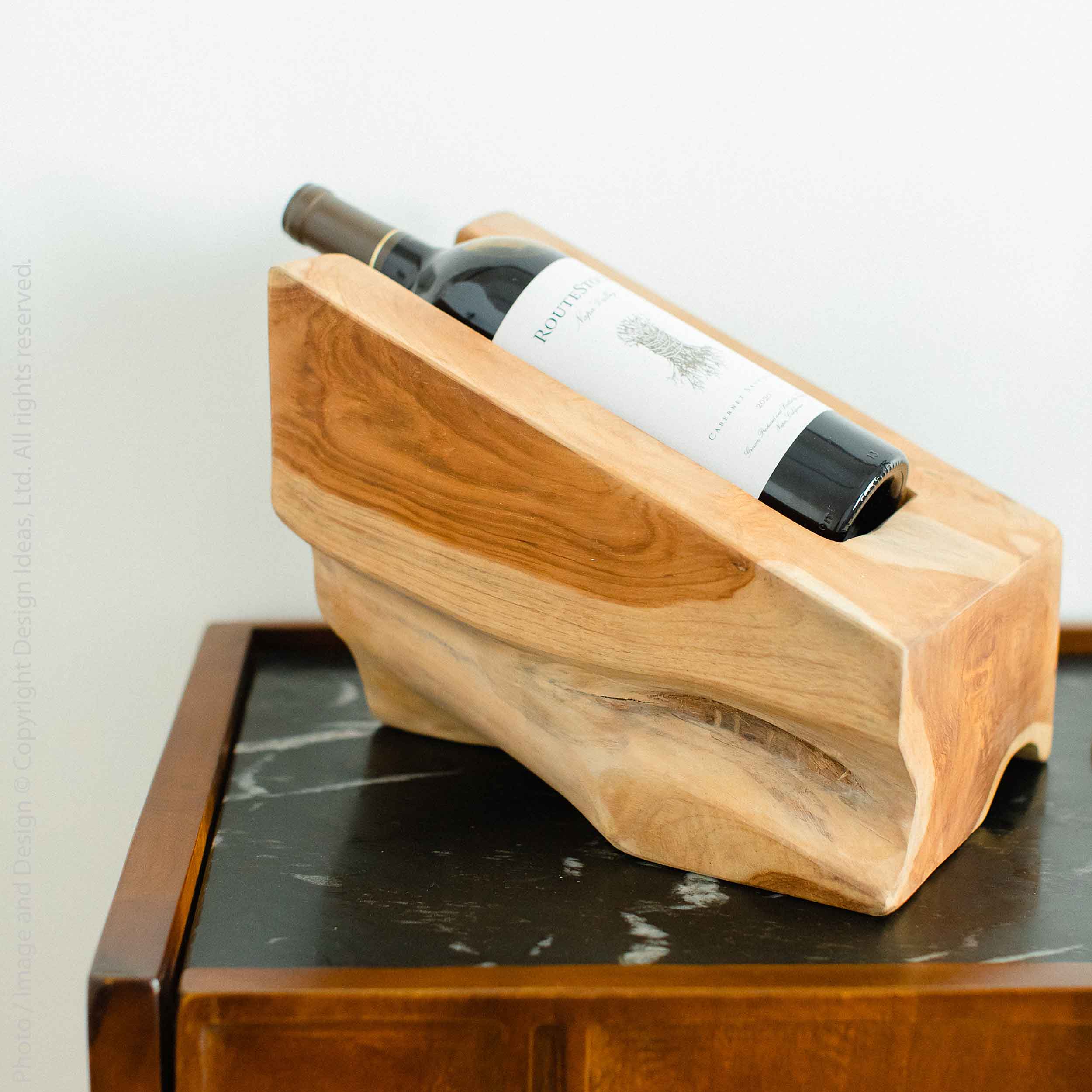 Takara Teak Root Bottle Holder - texxture™