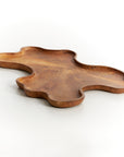 Takara™ live edge teak tray