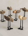 Walden™ hand carved wood birds (set of 6)