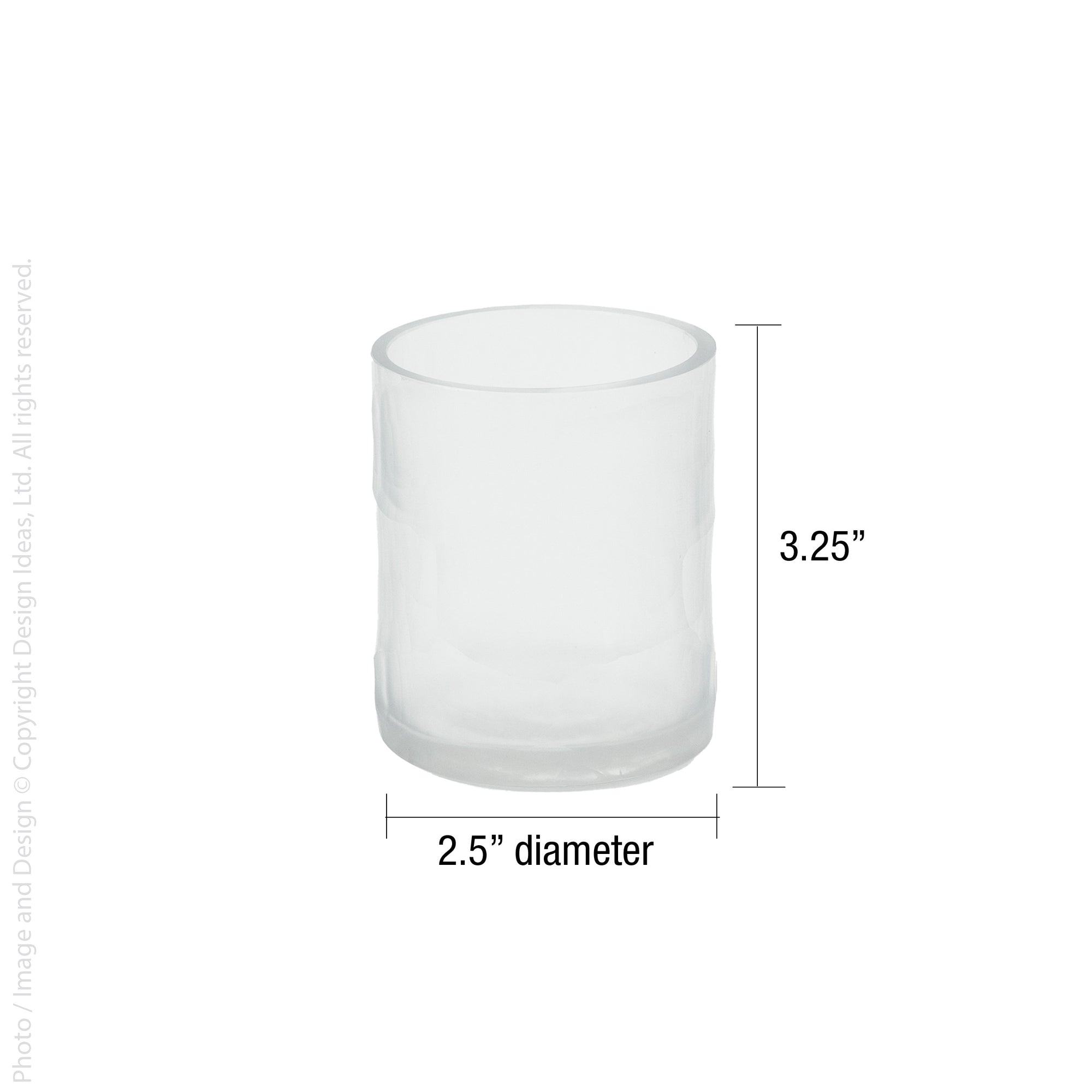 Pearson™ mouth blown glass votive holder