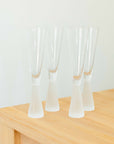 Bergen™ Fused Glass Champagne Flute (set of 4)