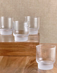Bergen™ Fused Glass Old Fashion Glasses (set of 4)