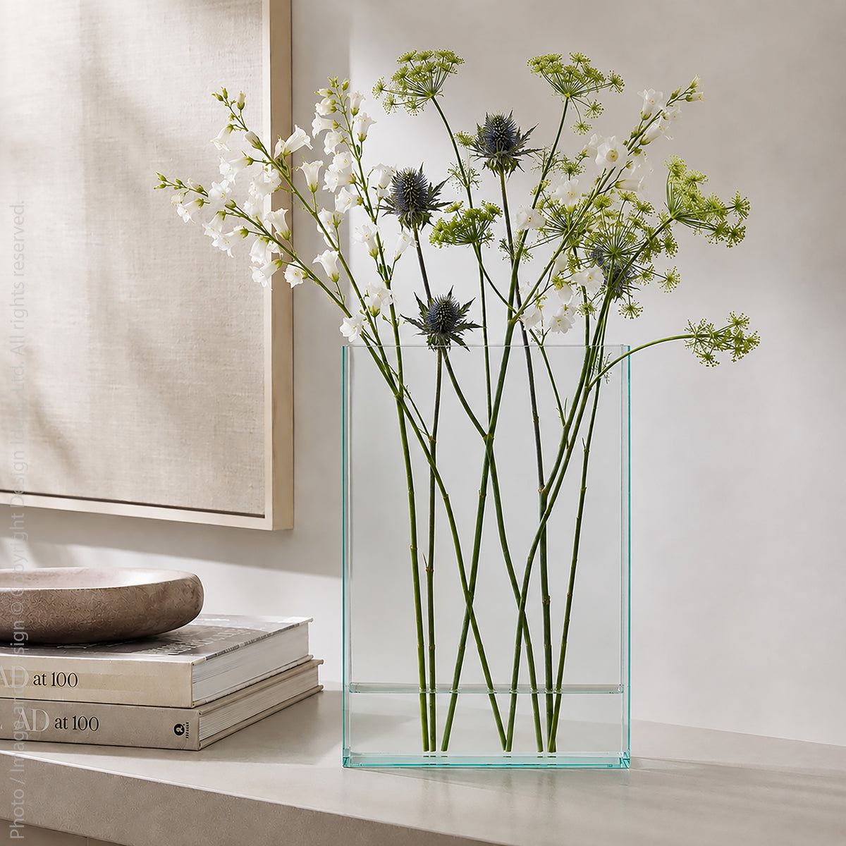 Vision™ Extra Large Glass Vase (rectangle)