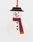 Sugarplum™ Cotton Mache Snowman Ornament