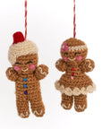 Lilliput™ Wool Ornaments (gingerbread: Set of 2)