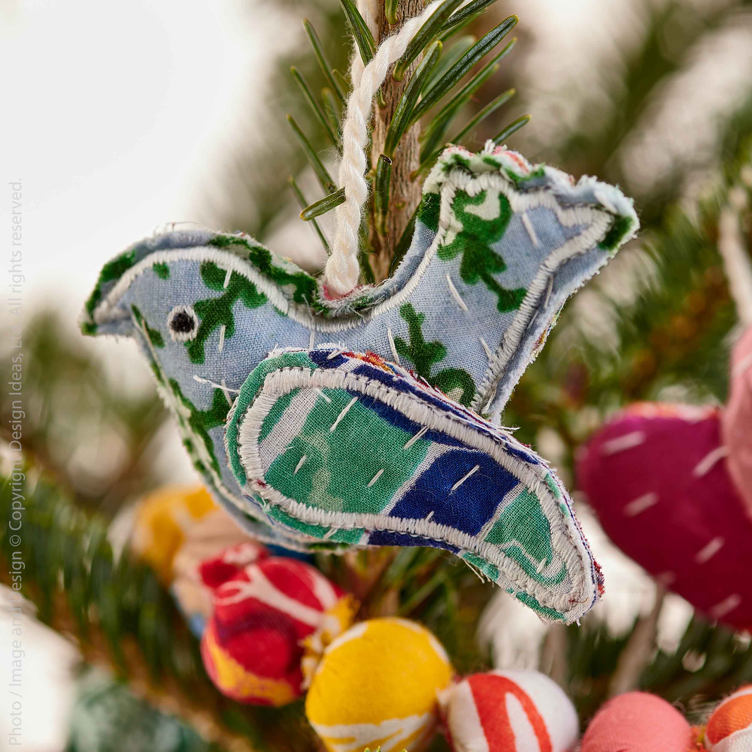 Patchwork™ ornament (dove)
