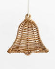Calamus™ hand wrapped rattan ornament (bell)