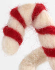 Lilliput™ wool bottle ornament (candy cane)