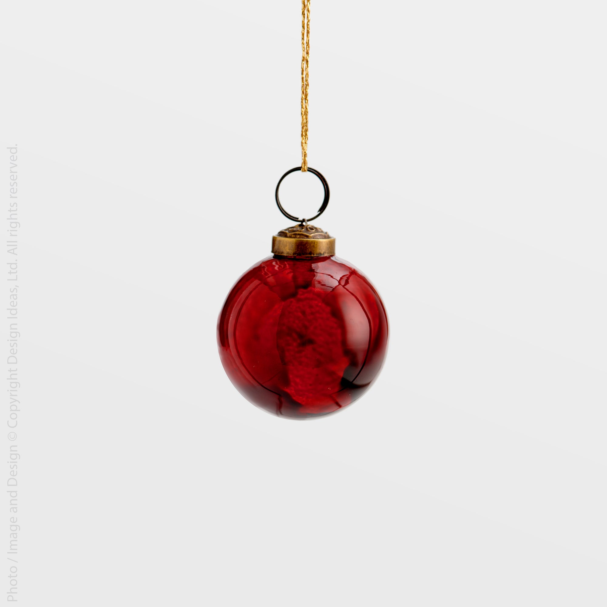 Verona™ Mouth Blown Glass ornament (2 in.)