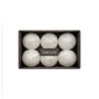 Votive White Wax Candles (Set of 6)