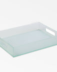 Vinestra Glass Tray (Large) - Clear Color | Image 1 | From the Vinestra Collection | Expertly made with natural glass for long lasting use | Available in clear color | texxture home