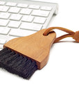 Takara Teak Keyboard Brush Natural Color | Image 2 | From the Takara Collection | Elegantly crafted with natural teak for long lasting use | This keyboard brush is sustainably sourced | Available in natural color | texxture home