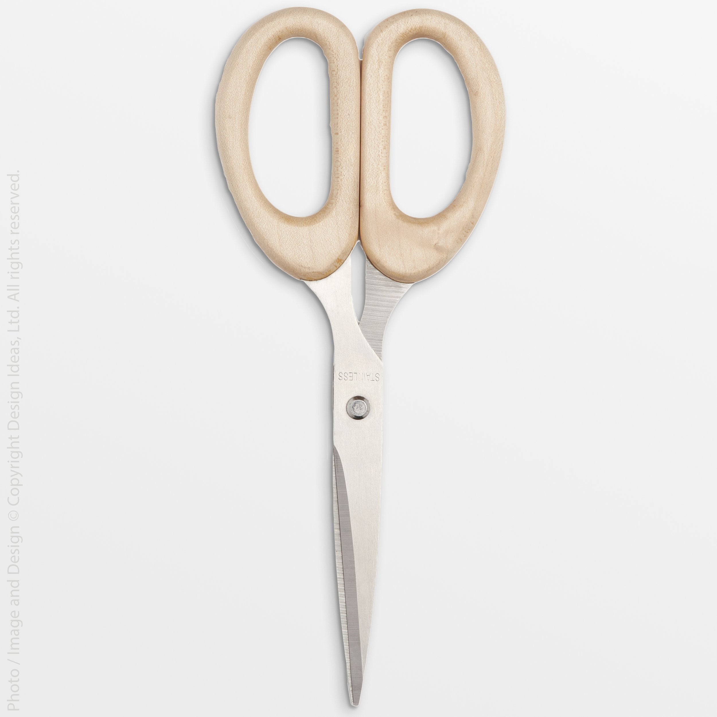 Upland Sycamore Scissors - Natural Color | Image 1 | From the Upland Collection | Expertly created with natural sycamore for long lasting use | Available in natural color | texxture home
