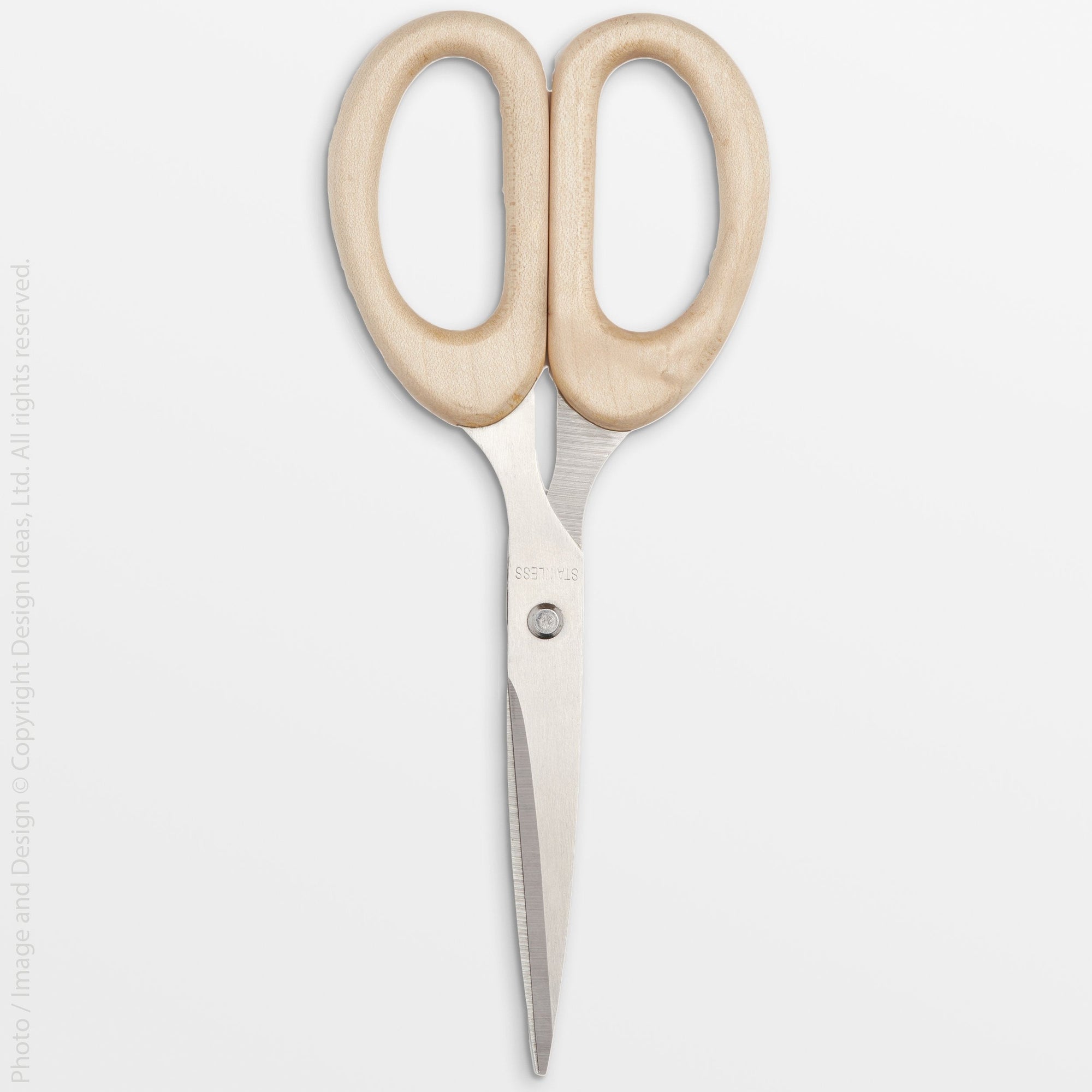 Upland Sycamore Scissors - Natural Color | Image 1 | From the Upland Collection | Expertly created with natural sycamore for long lasting use | Available in natural color | texxture home
