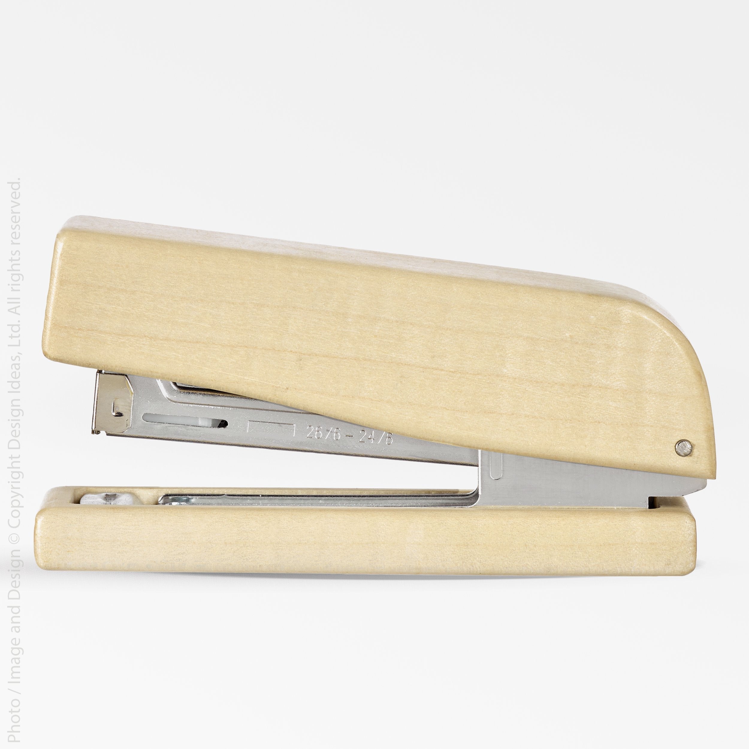 Upland Sycamore Stapler - Natural Color | Image 1 | From the Upland Collection | Exquisitely crafted with natural sycamore for long lasting use | Available in natural color | texxture home