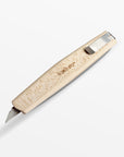 Upland™ Hand Sanded Sycamore/Metal Utility Knife - Natural | Image 2 | Premium Desk Accessory from the Upland collection | made with Sycamore for long lasting use | texxture