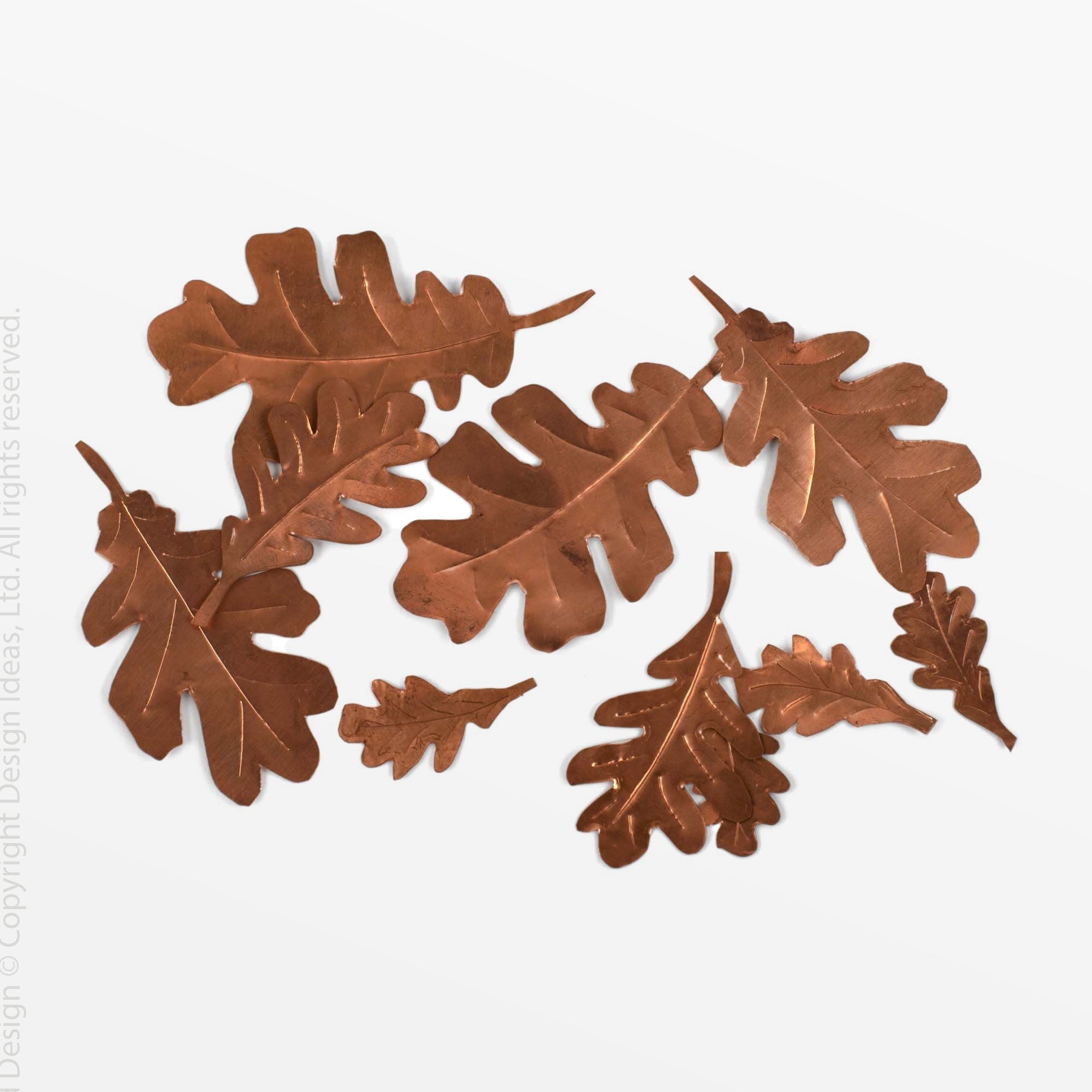 Cassini Copper Decorative Leaves - Copper Color | Image 1 | From the Cassini Collection | Expertly made with natural copper for long lasting use | Available in copper color | texxture home