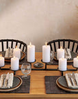 Jasper™ Hand Forged Iron Candlelight Centerpiece - (colors: Black) | Premium Candleholder from the Jasper™ collection | made with Iron for long lasting use