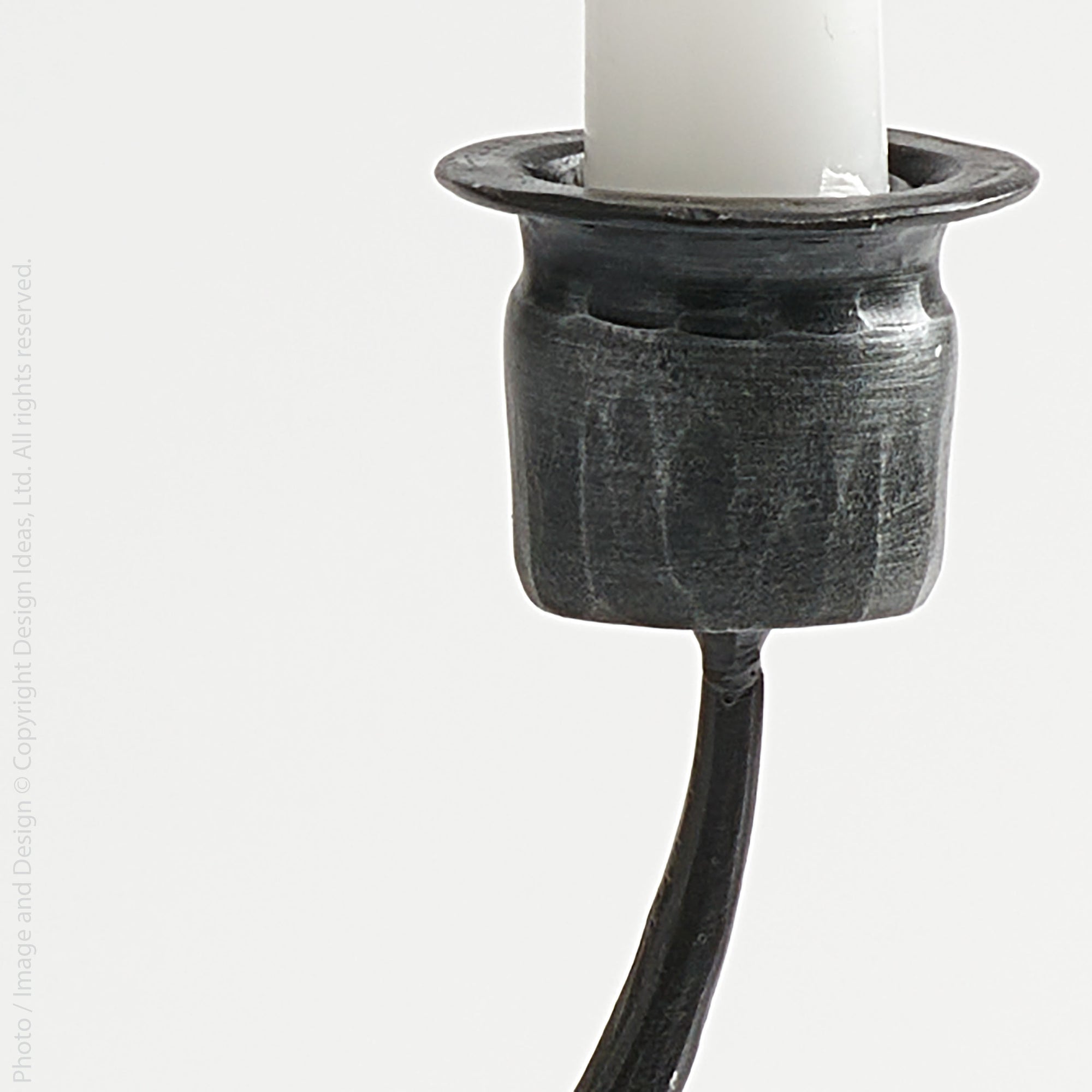 Revere™ Hand Forged Iron Candelabra - (colors: Black) | Premium Candleholder from the Revere™ collection | made with Iron for long lasting use